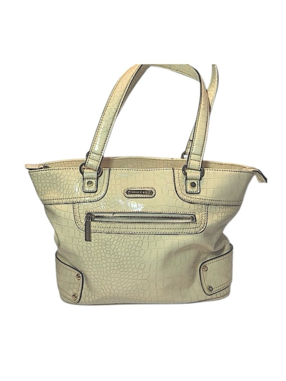 Anne Klein Cream Hobo Tote Style Handbag
